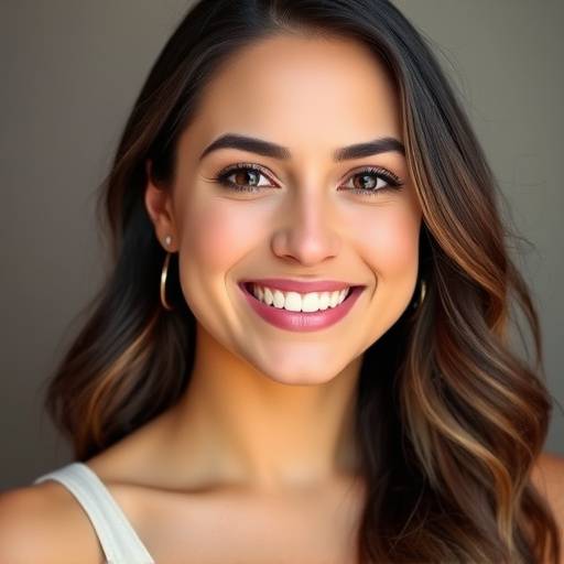 Retrato de Elena Rodr铆guez, Directora General de Estudio Radiante, sonriendo amablemente